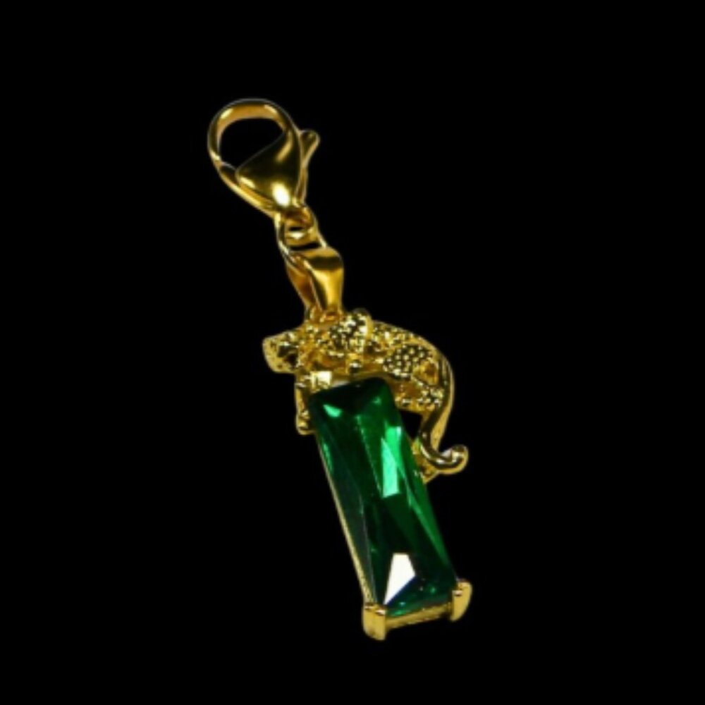 Leopard Charm Zipper Pull, Bag Charm, Book Clip, etc.  NWOT